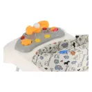 Chodzik Baby Mix z kierownicą i silikonowymi kółkami cappuccino