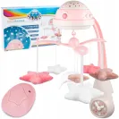 Canpol ELEKTRYCZNA KARUZELA Z PROJEKTOREM Gwiazdki +PILOT 75/100 pink