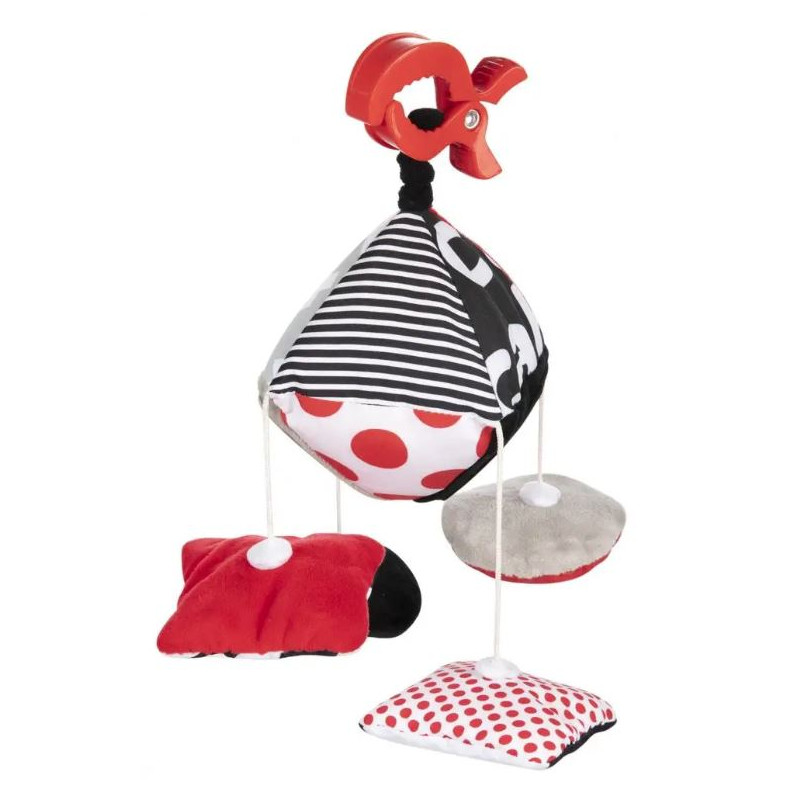 CANPOL Karuzela pluszowa kontrastowa SENSORY TOYS 68/083