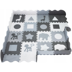 Mata piankowa Puzzle Plac Zabaw 150x150x1cm 16 szt.PMF3