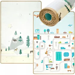 Mata piankowa dwustronna Mamabrum R08 180 x 120 cm