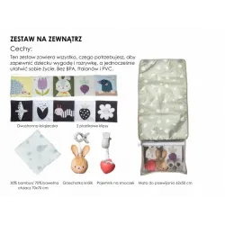 Taf Toys Zestaw na zewnątrz Mata do przewijania + zabawki URBAN GARDEN