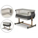 Łóżeczko dostawne LIONELO Leonie Grey Stone z materacem i torbą