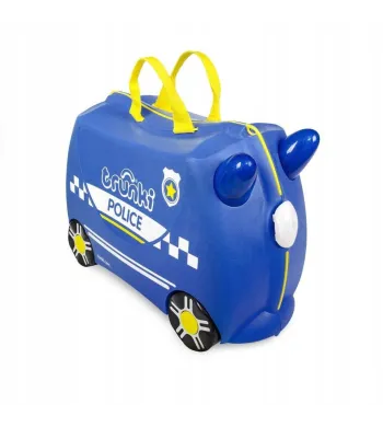 Trunki walizka dziecięca jeździk na kółkach RADIOWÓZ PERCY