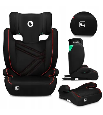Lionelo fotelik Hugo I-size Black Red