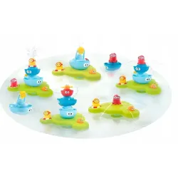 Wirująca Fontanna z łódeczkami i figurkami Yookidoo do kąpieli, wody