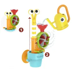 Yookidoo zabawka do kąpieli kwiatek i ślimak z konewką Yookidoo zabawka do kąpieli kwiatek i ślimak z konewką