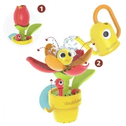 Yookidoo zabawka do kąpieli kwiatek i ślimak z konewką Yookidoo zabawka do kąpieli kwiatek i ślimak z konewką