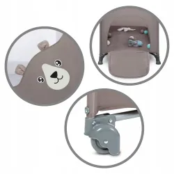 Łóżeczko turystyczne kojec składane+ torba+ materacyk Kidwell Blissy Beige