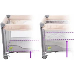 Moby-System Łóżeczko Turystyczne z Przewijakiem Huxley Moby-System Łóżeczko Turystyczne z Przewijakiem Huxley