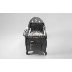 Łóżeczko turystyczne, kojec LIONELO SVEN PLUS Grey Łóżeczko turystyczne, kojec LIONELO SVEN PLUS Grey