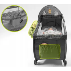 Łóżeczko turystyczne, kojec LIONELO SVEN PLUS Grey Łóżeczko turystyczne, kojec LIONELO SVEN PLUS Grey