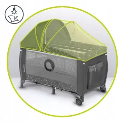 Łóżeczko turystyczne, kojec LIONELO SVEN PLUS Grey Łóżeczko turystyczne, kojec LIONELO SVEN PLUS Grey