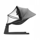 Kinderkraft Bujaczek Leżaczek 2w1 elektryczny  LUMI2 Dark Grey