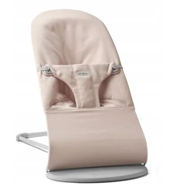 BABYBJORN leżaczek BLISS WOVEN - Jasny Róż melanż