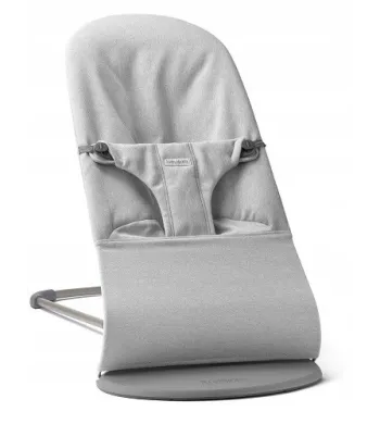 BABYBJORN leżaczek BLISS WOVEN - Jasny szary melanż