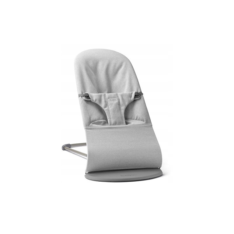 BABYBJORN leżaczek BLISS WOVEN - Jasny szary melanż
