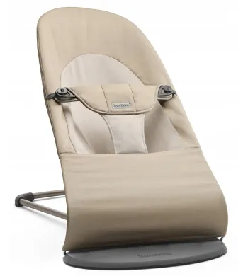 BABYBJORN leżaczek BALANCE SOFT WOVEN - Khaki / Beżowy