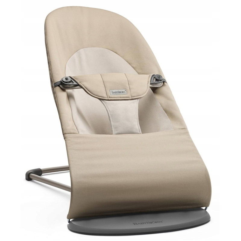 BABYBJORN leżaczek BALANCE SOFT WOVEN - Khaki / Beżowy