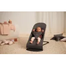 BABYBJORN leżaczek BALANCE SOFT WOVEN/JERSEY Tri Fabric, Ciemny Szary