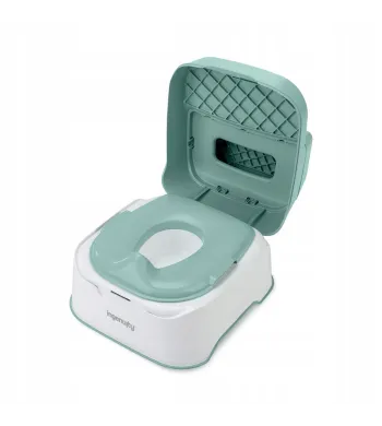 INGENUITY Nocnik 3w1 Prepare to Potty biało-zielony