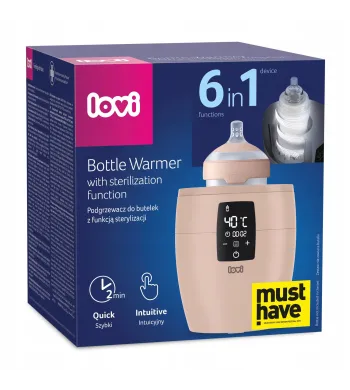LOVI Podgrzewacz i sterylizator do butelek 6w1 Nude EDYCJA LIMITOWANA