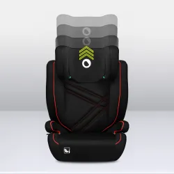 lio fot Hugo I-size Black Red