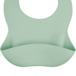 Canpol Babies silikonowy śliniak z kieszonka 51/030 CREME Canpol Babies silikonowy śliniak z kieszonka 51/030 CREME