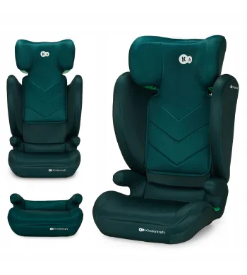 KINDERKRAFT FOTELIK SAMOCHODOWY I-SPARK I-SIZE 100-150 cm GREEN
