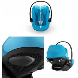 Fotelik samochodowy 0-13kg CYBEX CLOUD G I-SIZE PLUS Rozkładany MOON BLACK+