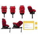 Joie i-Spin 360 i-Size - obrotowy fotelik samochodowy 0-18 kg gray flanel