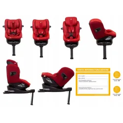 Joie i-Spin 360 i-Size - obrotowy fotelik samochodowy 0-18 kg gray flanel