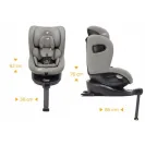 Joie i-Spin 360 i-Size - obrotowy fotelik samochodowy 0-18 kg gray flanel