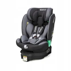 FOTELIK OBROTOWY 360 iSIZE 40-135CM Sparco Sk6000 czarno-szary