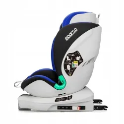 FOTELIK OBROTOWY 360 iSIZE 40-135CM Sparco Sk6000 czarno-szary
