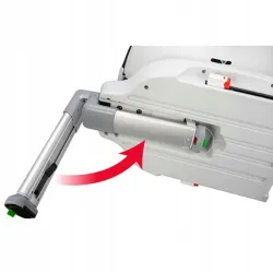 FOTELIK OBROTOWY 360 iSIZE 40-135CM Sparco Sk6000 czarno-szary