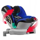 FOTELIK OBROTOWY 360 iSIZE 40-135CM Sparco Sk6000 czarno-szary
