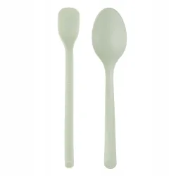 LOVI ZESTAW ŁYŻECZEK DO KARMIENIA duża i mała 2szt 35/585 Pistachio