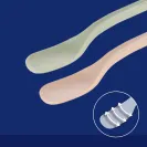 LOVI ZESTAW ŁYŻECZEK DO KARMIENIA DLA NIEMOWLĄT  2szt  35/584 Pistachio