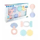 CANPOL BABIES zestaw pierwszych grzechotek PASTEL super lekkie 79/401