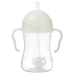 B.BOX BIDON KUBEK Z OBCIĄŻONĄ SŁOMKĄ RURKĄ DLA DZIECI 240ml Glow