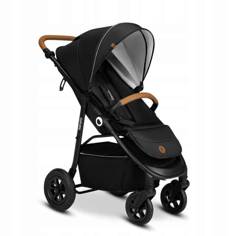 Wózek Spacerowy Lionelo Natt Black Onyx - Styl i Wygoda w Jednym