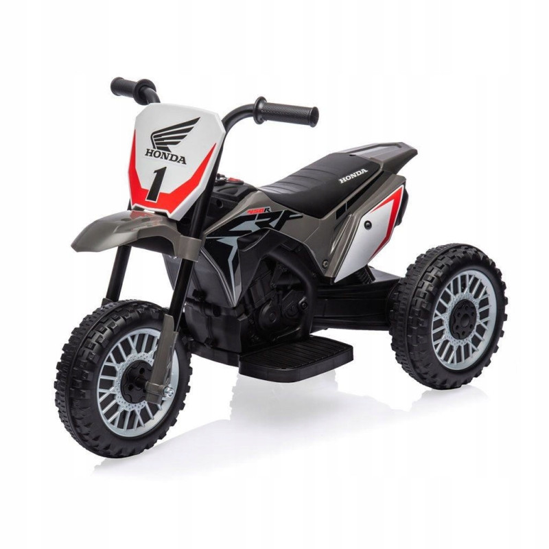 Babymix - Honda CRF 450R pojazd na akumulator - motocykl dla malucha | GREY
