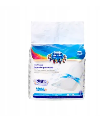 CANPOL CHŁONNE PODKŁADY POPORODOWE NA NOC 10szt 78/001