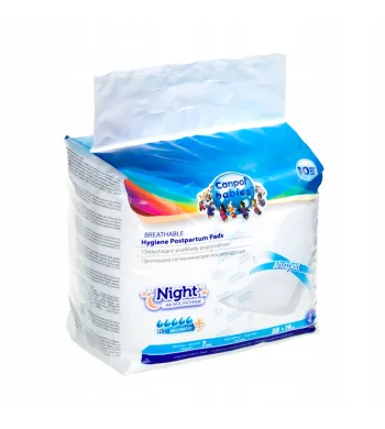 CANPOL CHŁONNE PODKŁADY POPORODOWE NA NOC 10szt 78/001