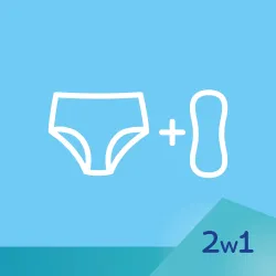 Canpol babies Jednorazowe majtki 2w1 z podkładem poporodowym L/XL, 5 szt. 78/012