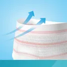 Canpol babies Jednorazowe majtki 2w1 z podkładem poporodowym L/XL, 5 szt. 78/012