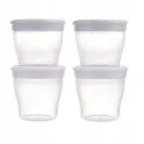 CANPOL Pojemnik do przechowywania pokarmu 180 ml. 4 szt. 12/204