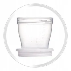 CANPOL Pojemnik do przechowywania pokarmu 180 ml. 4 szt. 12/204