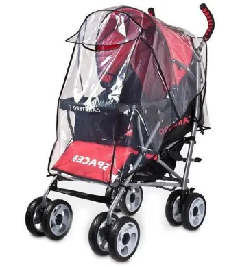 CARETERO folia przeciwdeszczowa na wózek spacerowy